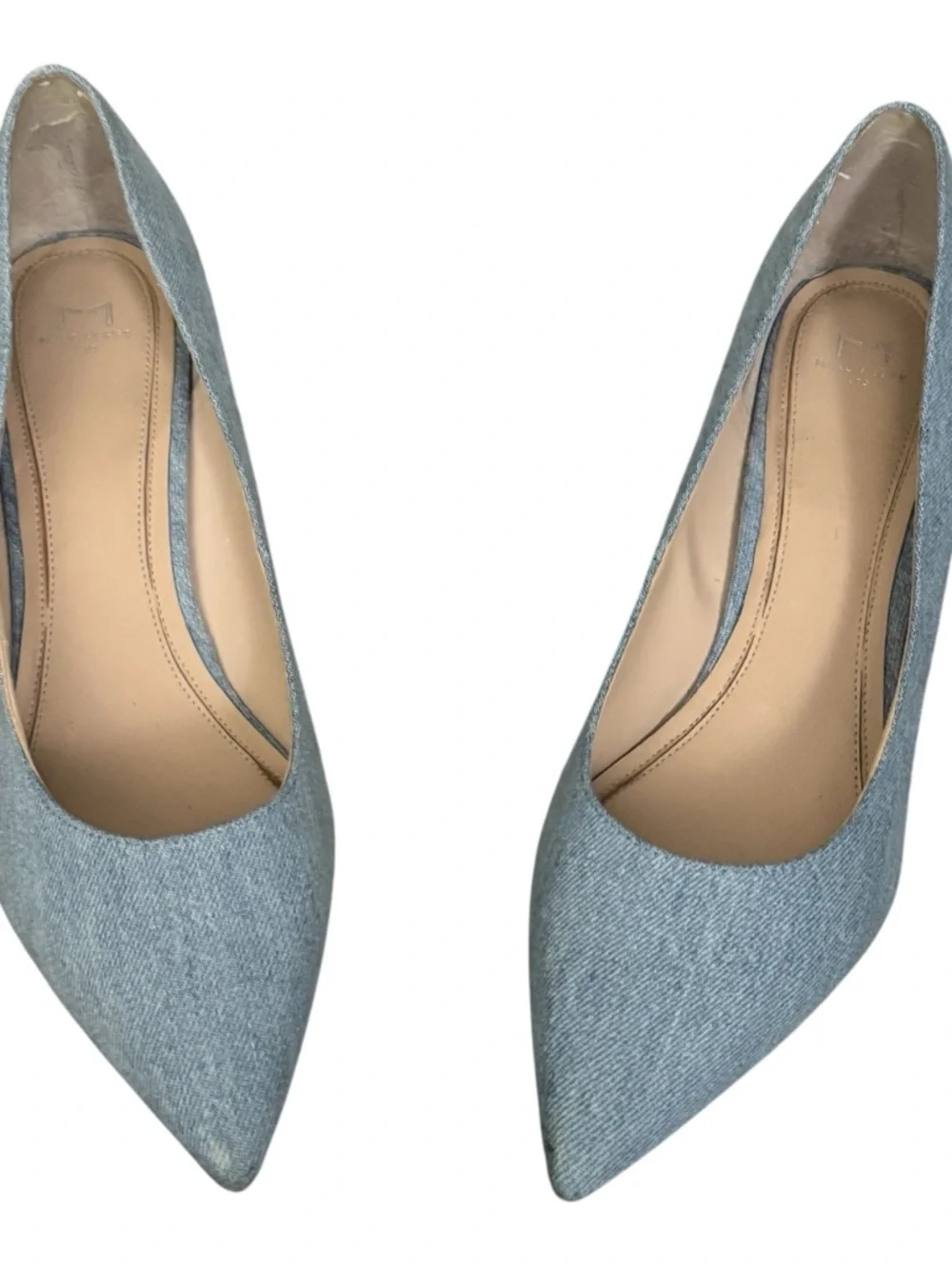 Marc Fisher Womens
Zala Pump Size 11 Light Blue Denim Pointed
Block Heel Shoe - Picture 3 of 8